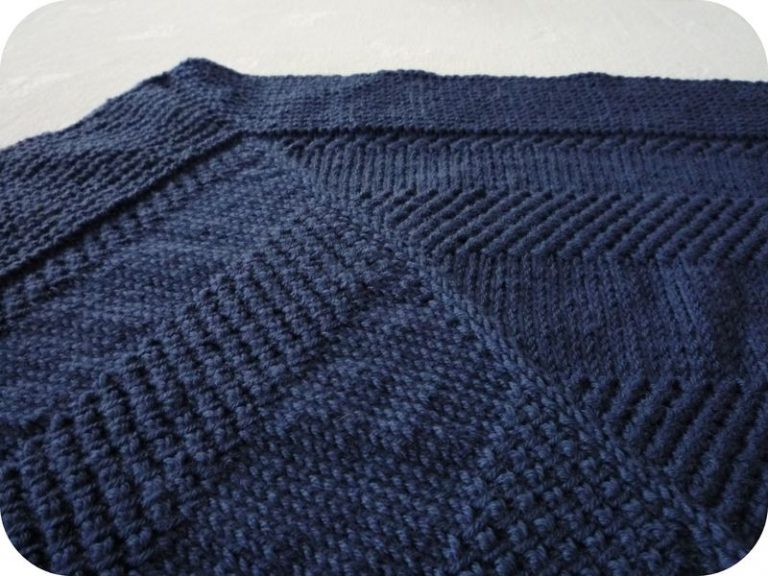 La saga du Textured shawl