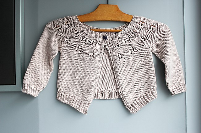 modèle de gilet en coton à tricoter