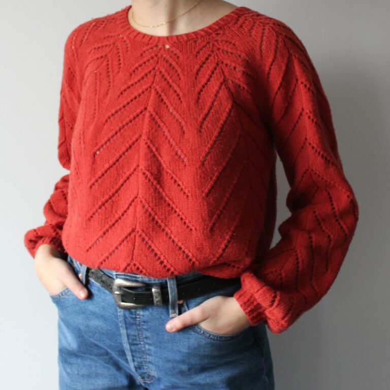 Modele tricot pull Louize